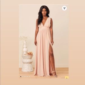 Lulus *Blush* Goddess Dress - New in Packaging